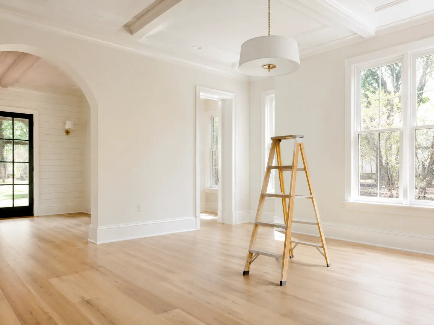 Fresh interior prepared after construction