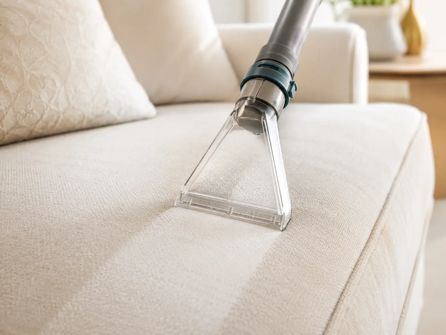 Detailed upholstery cleaning